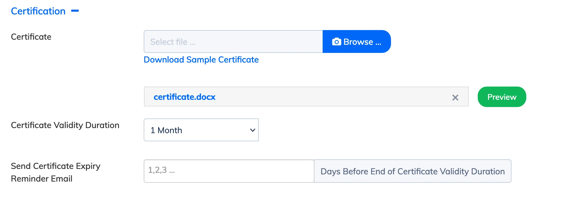 Issue certificate automatically in AlphaLearn LMS