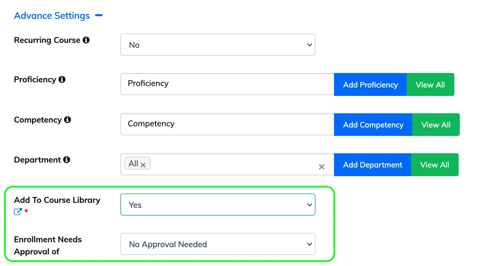 Add a course to the Course Library in AlphaLearn LMS