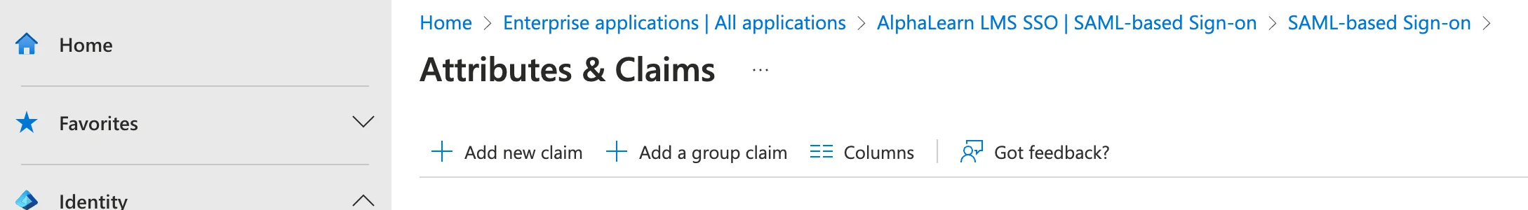 Attributes and claims configuration in Microsoft Entra