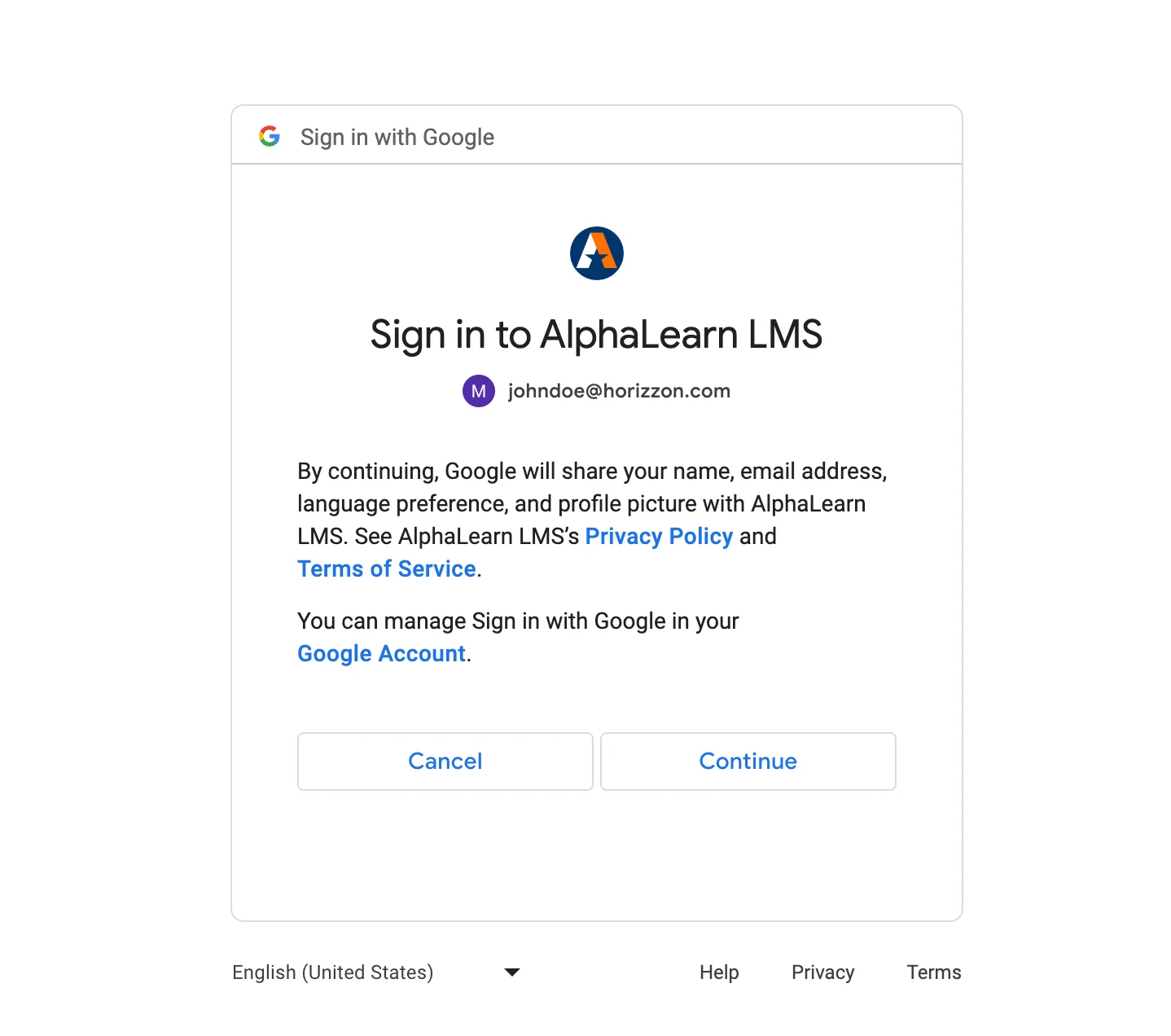 Select Google Meet as integration provider