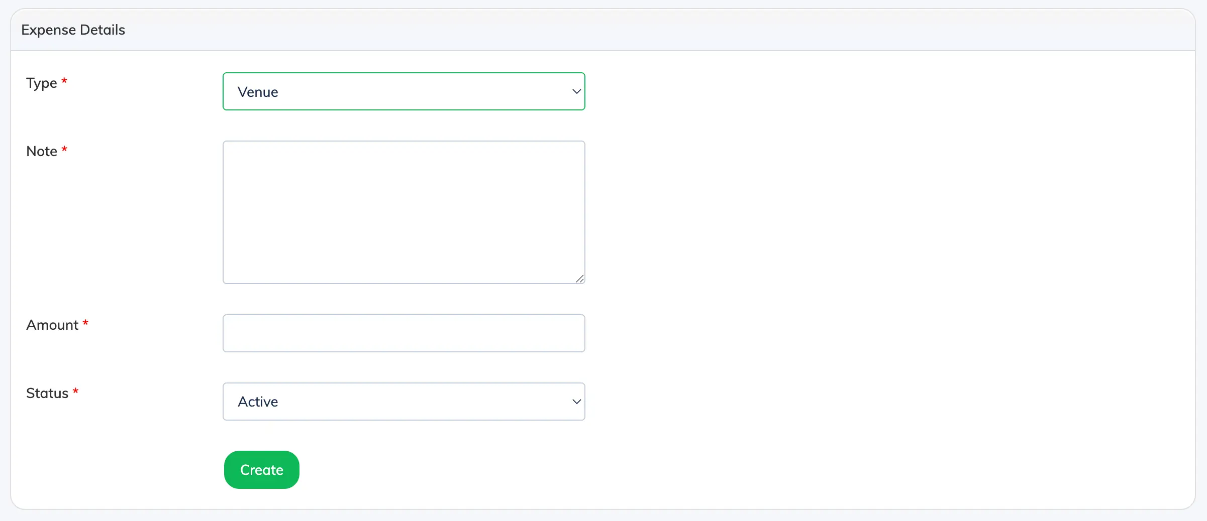 Manage Classroom Session Expenses in AlphaLearn LMS